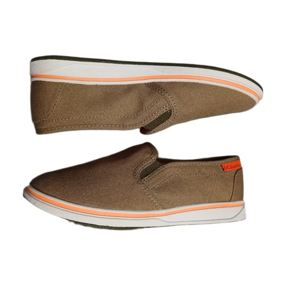 Columbia Crankbait Omni-Grip Casual Sneakers Youth Size 2 Multi Canvas‎ Slip On